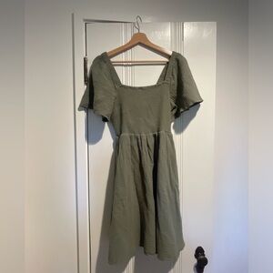 Madewell lucie tie back dress